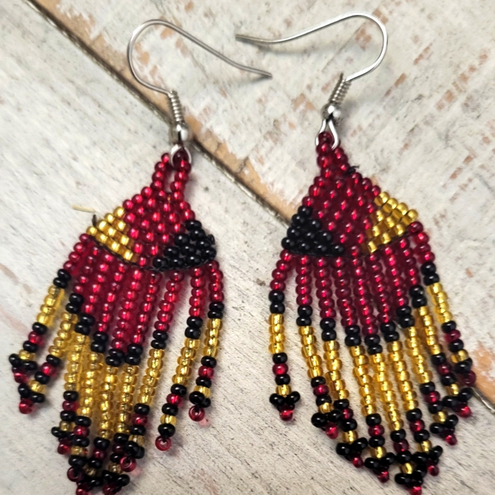 Boho Tassel Beaded Earings